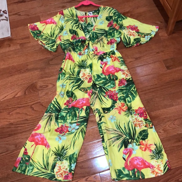 violet sky Pants - Bright Beach Jumpsuit